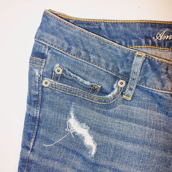 American Eagle Outfitters jean cut off shorts - Picture 3 of 4